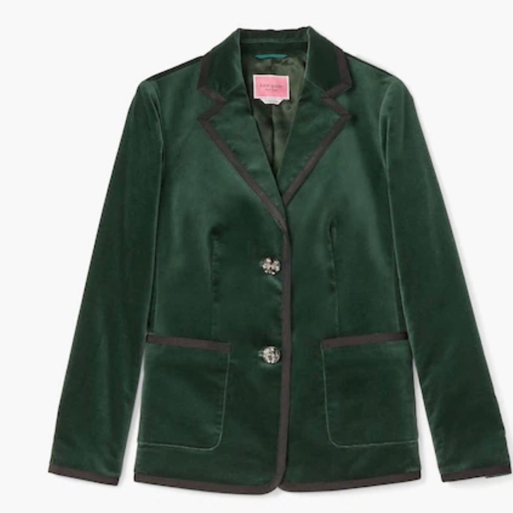 Kate Spade Jewel Button Blazer